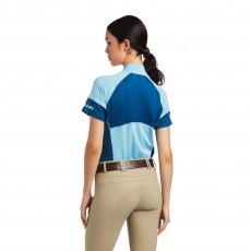 Ariat Women's Cambria Jersey 1/4 Zip (Milky Blue/Skyfall) Ariat Women's Cambria Jersey 1/4 Zip (Milky Blue/Skyfall)