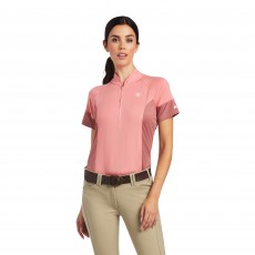 Ariat Women's Cambria Jersey 1/4 Zip (Peach Blossom/Rubia) Ariat Women's Cambria Jersey 1/4 Zip (Peach Blossom/Rubia)