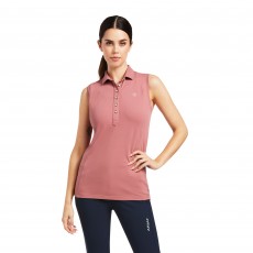 Ariat Women's Prix 2.0 Sleeveless Polo (Antique Rubia) Ariat Women's Prix 2.0 Sleeveless Polo (Antique Rubia)