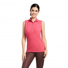 Ariat Women's Prix 2.0 Sleeveless Polo (Party Punch) Ariat Women's Prix 2.0 Sleeveless Polo (Party Punch)