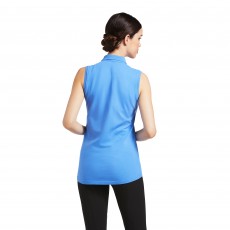 Ariat Women's Prix 2.0 Sleeveless Polo (Reykjavik Blue) Ariat Women's Prix 2.0 Sleeveless Polo (Reykjavik Blue)