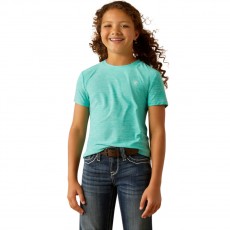 Ariat Youth's Laguna Short Sleeve T-Shirt (Blue Turquoise)