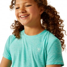 Ariat Youth's Laguna Short Sleeve T-Shirt (Blue Turquoise)