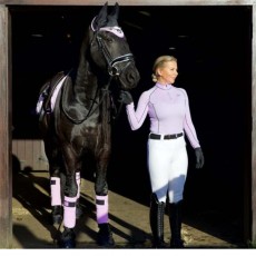 Woof Wear Ladies Performance Riding Shirt (Lilac)