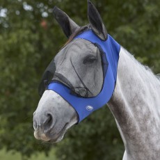 Weatherbeeta Deluxe Stretch Eye Saver With Ears (Royal Blue/Black)