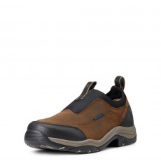 Ariat Men's Terrain Ease Waterproof Boots (Oily Distressed Brown)
