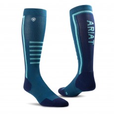 AriatTek Slimline Performance Socks (Sax/Blue Opal)