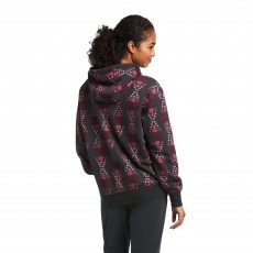 Ariat Women's Real Diamondback Sweatshirt (Charcoal Print)