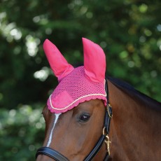 Roma Crochet Ear Cover (Pink/Gold)