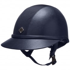 Charles Owen SP8 Plus Leather Look Helmet (Navy)