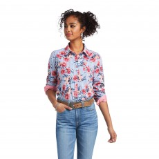 Ariat Women's Kirby Stretch Shirt (Austin Floral Stripe)