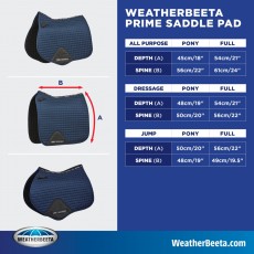 Weatherbeeta Prime All Purpose Saddle Pad (Mulberry)