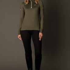Weatherbeeta Ladies Victoria Premium Thermal Baselayer Top (Olive) Weatherbeeta Ladies Victoria Premium Thermal Baselayer Top (Olive)