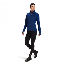 Ariat Womens Venture 1/2 Zip Sweatshirt (Estate Blue)