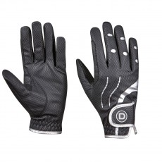 Dublin Pro Everyday Riding Gloves (Black/Silver)