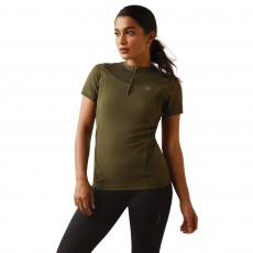 Ariat Womens Ascent Crew Short Sleeve Baselayer (Relic)