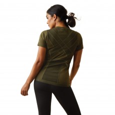 Ariat Womens Ascent Crew Short Sleeve Baselayer (Relic)