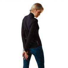 Ariat Womens Breathe 1/4 Zip Baselayer (Black)