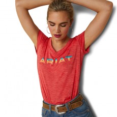 Ariat Womens Laguna Logo Top (Aura Orange) Ariat Womens Laguna Logo Top (Aura Orange)