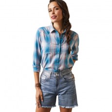 Ariat Womens Real Billie Jean Shirt (Idabel Dobby Plaid) Ariat Womens Real Billie Jean Shirt (Idabel Dobby Plaid)