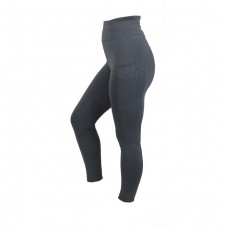 Woof Wear Original Riding Tights - Knee Patch (Slate)