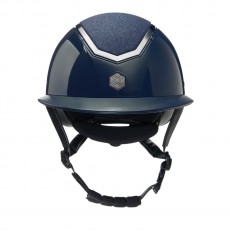 EQx Kylo Riding Helmet Wide Peak (Navy GlossPewter) EQx Kylo Riding Helmet Wide Peak (Navy GlossPewter)