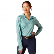 Ariat Women's Prophecy 1/4 Zip Long Sleeve Baselayer (Arctic)