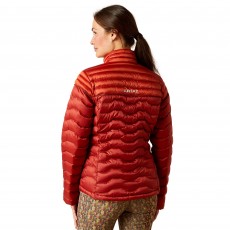 Ariat Womens Ideal Down Jacket (Red Ochre/Burnt Brick)