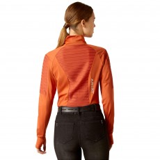 Ariat Women's Facet Long Sleeve Baselayer (Burnt Brick)