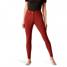 Ariat Women's Tri Factor Grip Full Seat Breeches (Fired Brick)