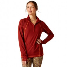 Ariat Women's Ardent Long Sleeve Base Layer (Fired Brick)