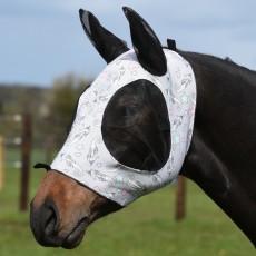 Weatherbeeta Stretch Bug Eye Saver With Ears (Sea Unicorn Print) Weatherbeeta Stretch Bug Eye Saver With Ears (Sea Unicorn Print)