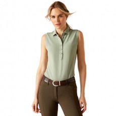 Ariat Womens Prix 2.0 Sleeveless Polo (Lily Pad) Ariat Womens Prix 2.0 Sleeveless Polo (Lily Pad)