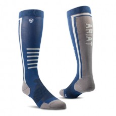 Ariat Ariattek Slimline Performance Socks (Denim/Zinc) Ariat Ariattek Slimline Performance Socks (Denim/Zinc)