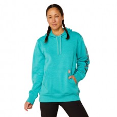 Ariat Womens Rebar Graphic Hoodie (Latigo Bay Heather)