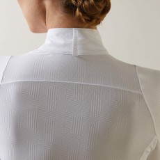 *OUTLET* Ariat Womens Luxe Long Sleeve Show Shirt (White)