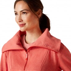 *OUTLET* Ariat Women's Fern 1/2 Zip Sweatshirt (Heathered Baked Apple)