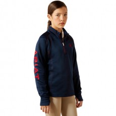 Ariat Youth Tek Team 1/2 Zip Sweatshirt (Team Navy) Ariat Youth Tek Team 1/2 Zip Sweatshirt (Team Navy)