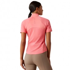 Ariat Womens Soquel 1/4 Zip Baselayer (Coral Paradise)