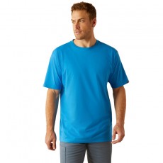 Ariat Mens Rebar Cotton Strong Standard T-Shirt (French Blue)