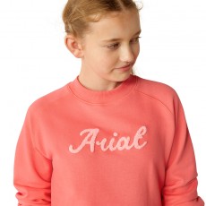 Ariat Youth Benicia Sweatshirt (Coral Paradise)