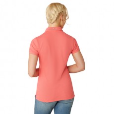 Ariat Womens Prix 3.0 Short Sleeve Polo (Coral Paradise)