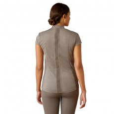 Ariat Womens Breathe 1/4 Zip Baselayer (Plum Grey)