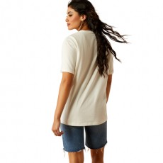 Ariat Womens Rodeo T-Shirt (Cloud Dancer)