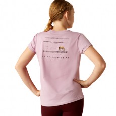 Ariat Youth Meadow Pony T-Shirt (Lavender Mist)