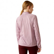 Ariat Youth Sunstopper 3.0 1/4 Zip Baselayer (Lavender Mist Tile)