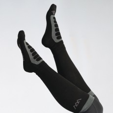 Woof Wear Long Bamboo Tech Riding Sock (Grey)