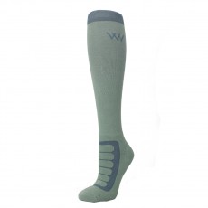 Woof Wear Long Bamboo Tech Riding Sock (Steel/Stone)
