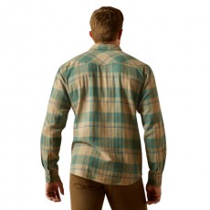 Ariat Men's Huxlee Retro Fit Western Shirt (Deep Teal)