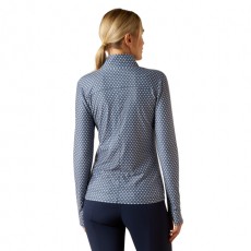 Ariat Women's Lowell 3.0 1/4 Zip Baselayer (China Blue Arrows)